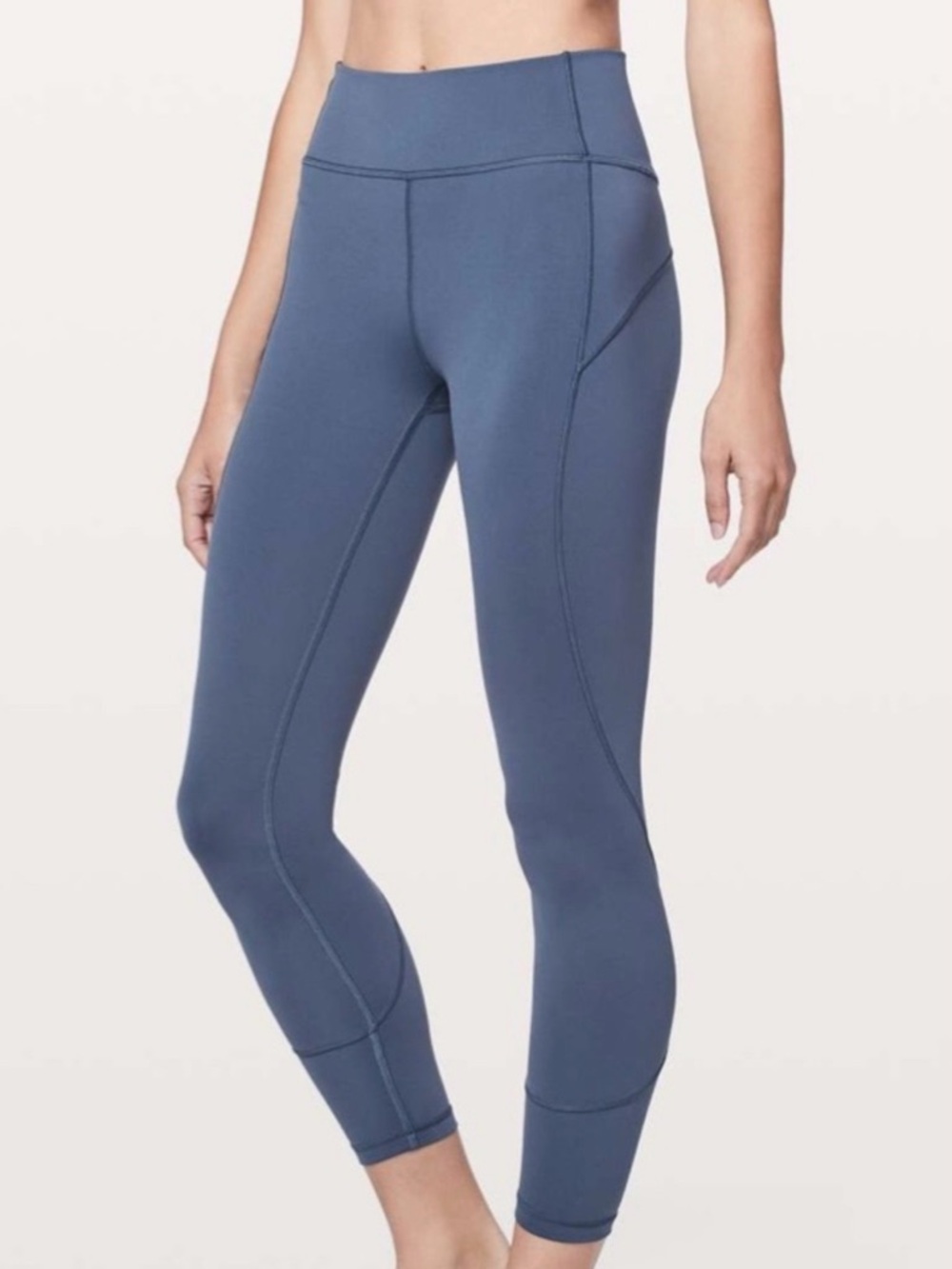 Lululemon In Movement Everlux 25” Leggings Blue, size 4, like new!